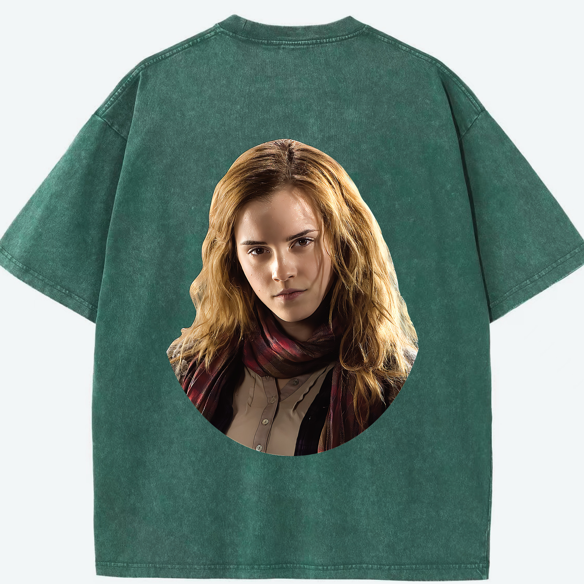 （画像用） Harry Potter ハリー・ポッターシリーズ 綿100% ヴィンテージ風 半袖Tシャツ（背面プリント）